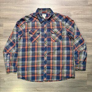 L.L. Bean Men's Katahdin Performance Flannel Shirt - Navy